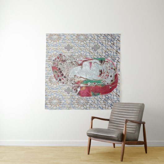 Dame van Atlas II Wandkleed (In Situ (horizontaal))