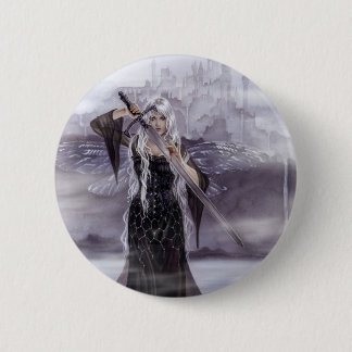 Dame van Avalon Badge/Button Ronde Button 5,7 Cm