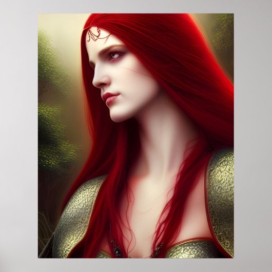 Dame van Camelot Poster (Voorkant)