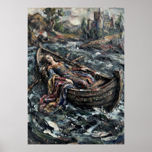 Dame van Charlotte River Boot Poster (Voorkant)