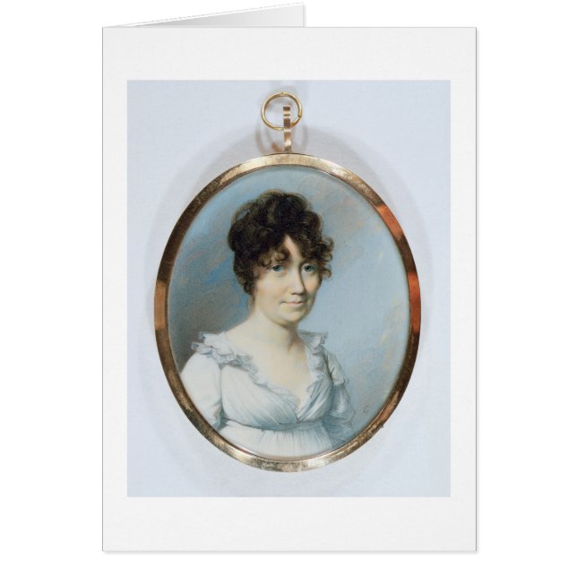 Dame van de blindfamilie (w/c en gouache op ivoor) (Voorkant)