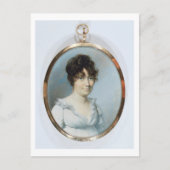 Dame van de blindfamilie (w/c en gouache op ivoor) briefkaart (Voorkant)