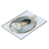 Dame van de blindfamilie (w/c en gouache op ivoor) notitieboek (Linkerzijde)