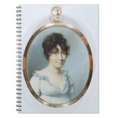 Dame van de blindfamilie (w/c en gouache op ivoor) notitieboek (Voorkant)