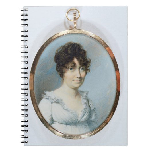 Dame van de blindfamilie (w/c en gouache op ivoor) notitieboek (Voorkant)