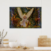 Dame van de Bossen Poster (Keuken)