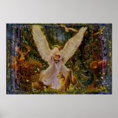 Dame van de Bossen Poster (Voorkant)