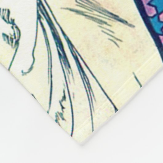 Dame van de Camelias, Alphonse Mucha Fleece Deken (Hoek)