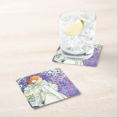 Dame van de Camelias, Alphonse Mucha Kartonnen Onderzetters (Insitu)