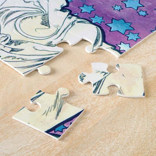 Dame van de Camelias, Alphonse Mucha Legpuzzel (Zijkant)