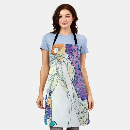 Dame van de Camelias, Alphonse Mucha Schort (Gedragen)