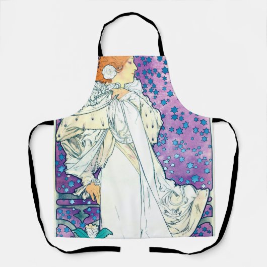 Dame van de Camelias, Alphonse Mucha Schort (Voorkant)