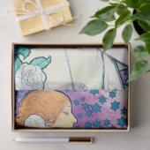 Dame van de Camelias, Alphonse Mucha Tissuepapier (Geschenk)