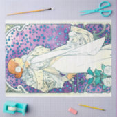 Dame van de Camelias, Alphonse Mucha Tissuepapier (Craft)