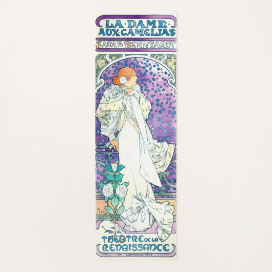 Dame van de Camelias, Alphonse Mucha Yogamat (Voorkant)