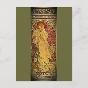 Dame van de Camillias Briefkaart