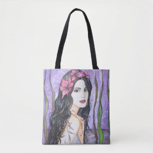 Dame van de Canvas tas
