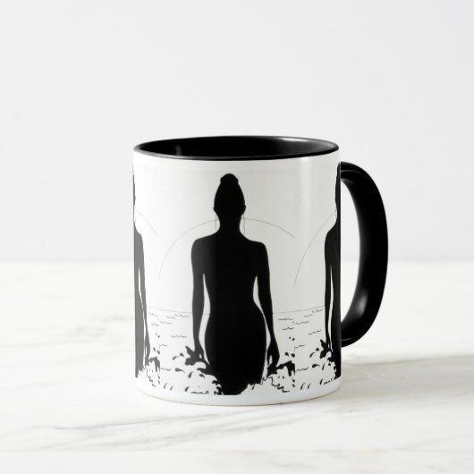 Dame van de Coffee-Mok Mok (Voorkant rechts)