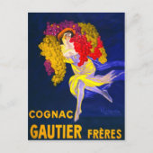 Dame van de druiven briefkaart (Voorkant)