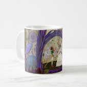 Dame van de Dumbelina Art Mok (Voorkant links)