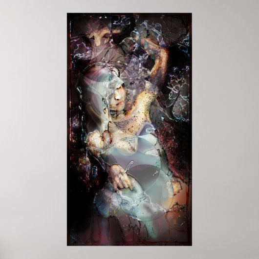 Dame van de gedachte poster (Voorkant)