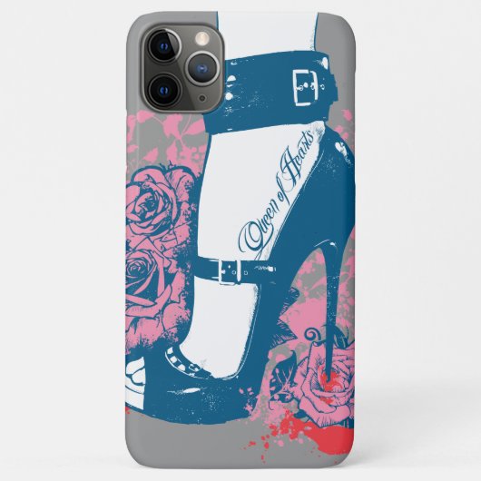 Dame van de harten - ontwerp van de schoen Case-Mate iPhone case (Achterkant)