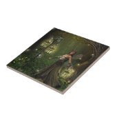 Dame van de Lantaarns koelkast Magnet Tegeltje (Zijkant)