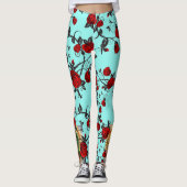 Dame van de Leggings van Guadalupe Vrouwen Aangepa (Voorkant)