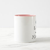 Dame van de Manor Tweekleurige Koffiemok (Center)