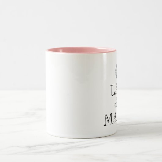 Dame van de Manor Tweekleurige Koffiemok (Center)