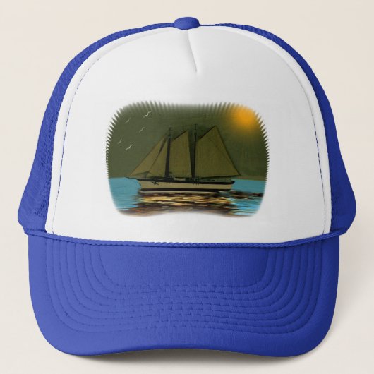 Dame van de mist trucker pet (Voorkant)