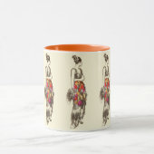 dame van de Mode met een lentedress Mok (Midden)