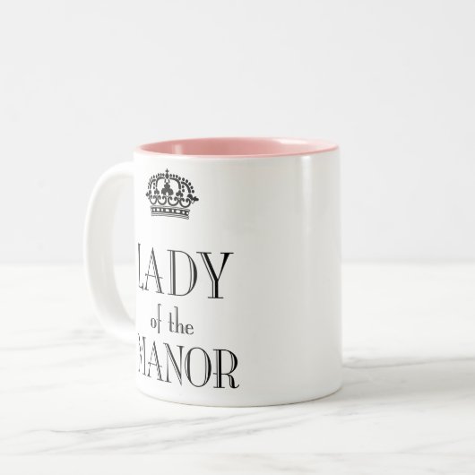 Dame van de mok van Manor (Voorkant links)