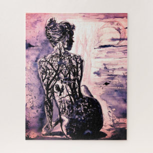 Dame van de Natuur van de puzzelaar Legpuzzel