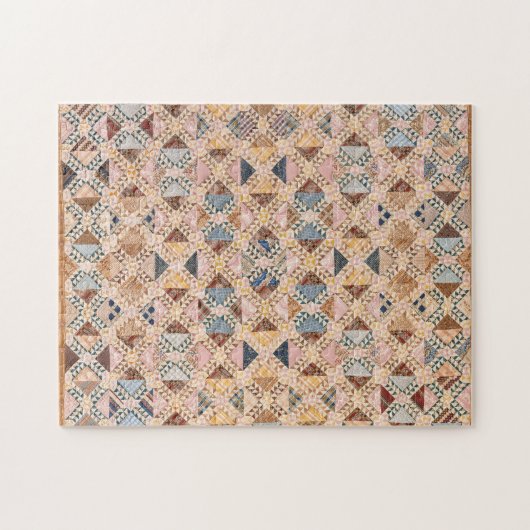 Dame van de quilt legpuzzel (Horizontaal)
