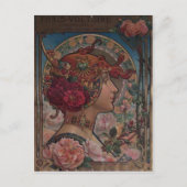 Dame van de rozen briefkaart (Voorkant)