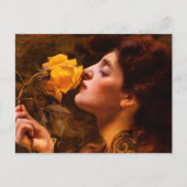 Dame van de Rozen van Franz Dvorak Briefkaart (Voorkant)