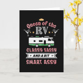 Dame van de RV - Funny Gift for Women Camper Wife Kaart (Gele Bloem)