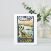 Dame van de spoorweg Lake ~ Furness Briefkaart (Staand voorkant)