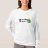 Dame van de spreadsheets t-shirt (Voorkant)