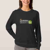 Dame van de spreadsheets t-shirt (Voorkant)