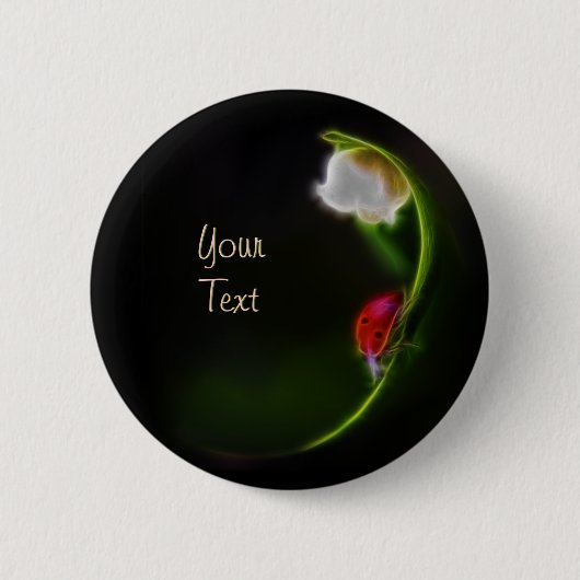 Dame van de Vallei Ronde Button 5,7 Cm (Voorkant)