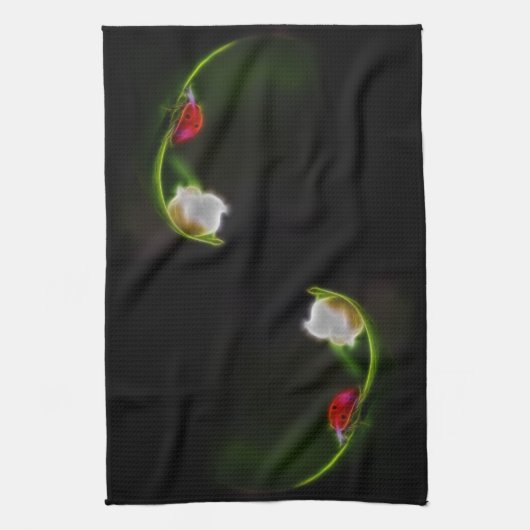 Dame van de vallei theedoek (Verticaal)