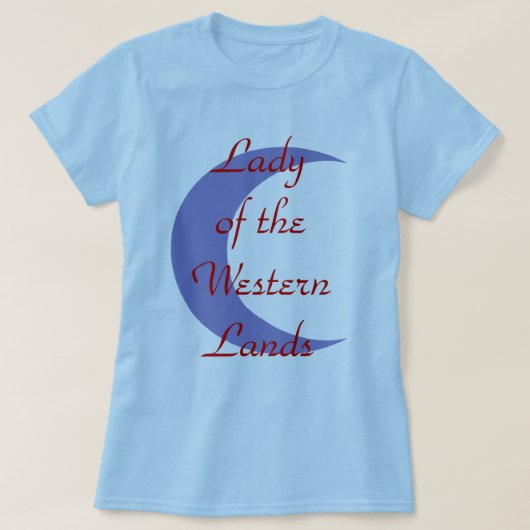 Dame van de Westerne Landen T-shirt (Design voorkant)