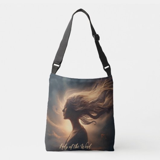 "Dame van de Wind" Crossbody Tas (Voorkant)