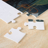 Dame van Dromen met een Mand van Leven Legpuzzel (Zijkant)