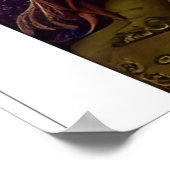 Dame van eieren - AI Fantasy Surrealist Art Print (Hoek)