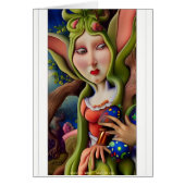 Dame van eieren - AI Fantasy Surrealist Art Print (Voorkant)