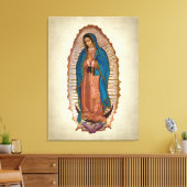 Dame van Guadalupe Canvas Afdruk (Insitu (Woonkamer))