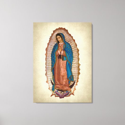Dame van Guadalupe Canvas Afdruk (Voorkant)